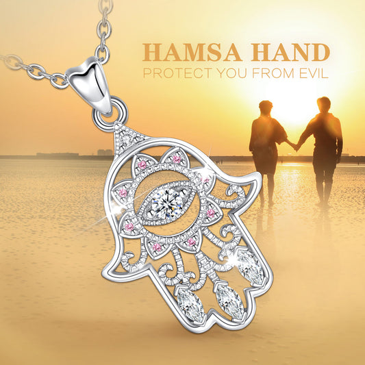 Fatima Hamsa Hand Sun Amulet - Luxury Chique