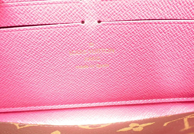 Portofeuil Clemence Flower Charm Monogram Wallet - Luxury Chique