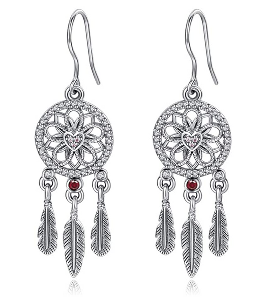Dream Catcher Earrings Amulet - Luxury Chique