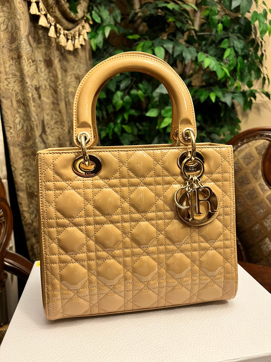 Dior Medium Beige Patent