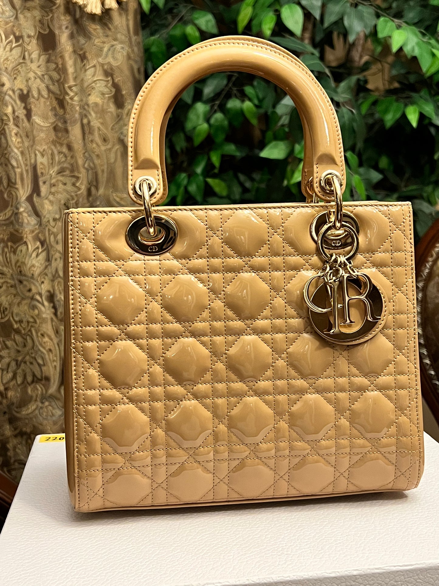 Dior Medium Beige Patent