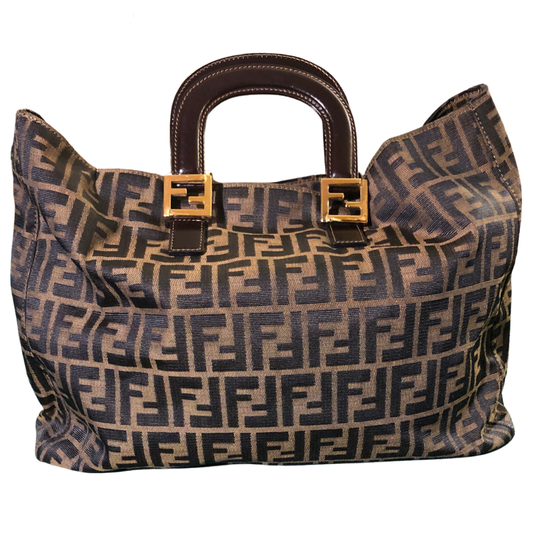 Fendi Zucca Tote Bag - Luxury Chique