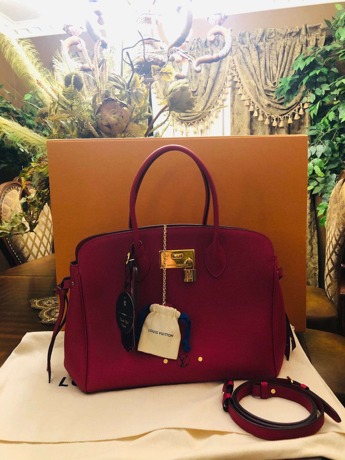 Louis Vuiton Milla MM Red - Luxury Chique