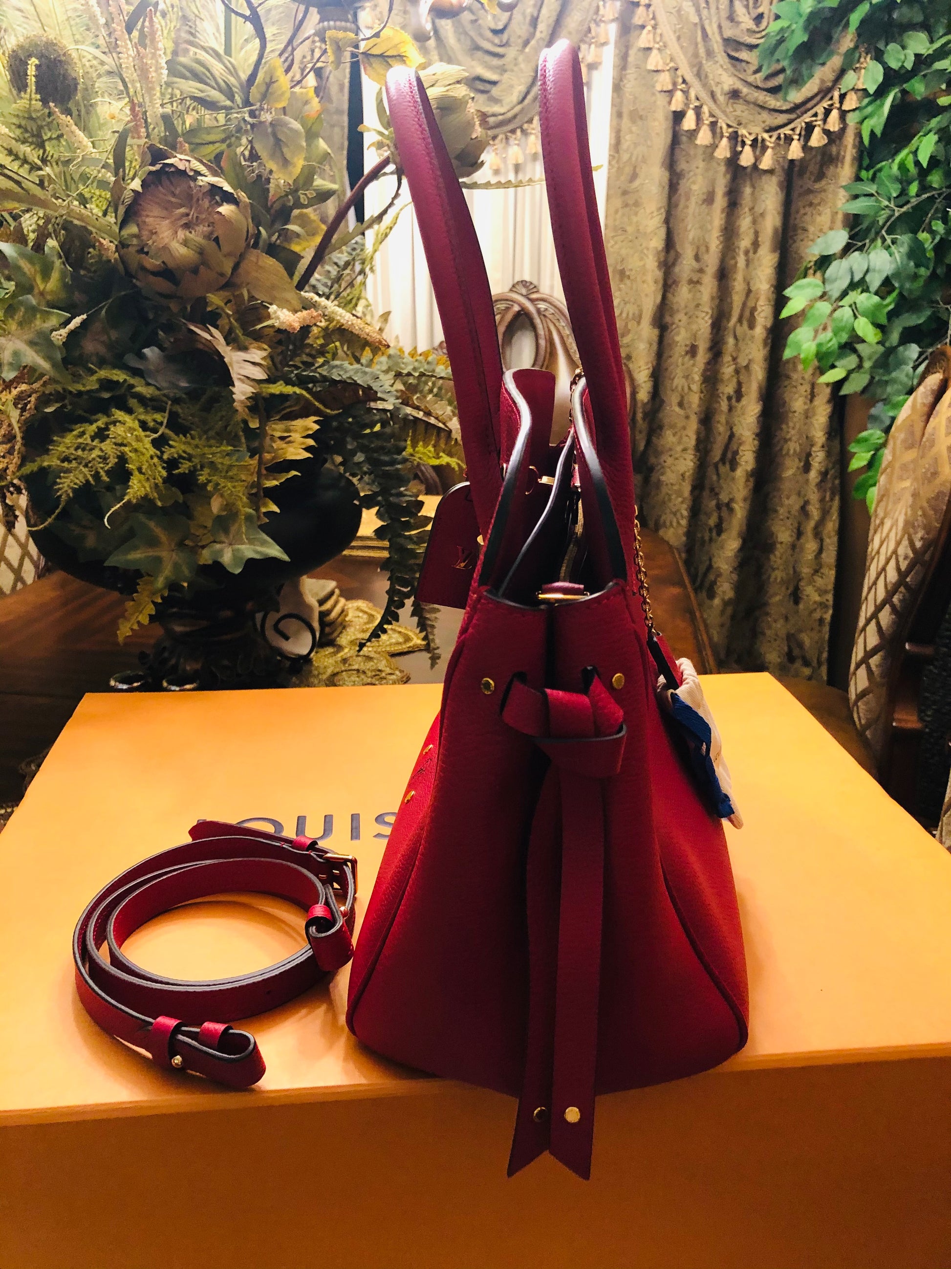 Louis Vuiton Milla MM Red - Luxury Chique