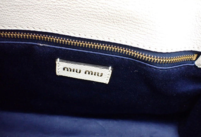 Miu Miu Materasse Bandolier Denim - Luxury Chique